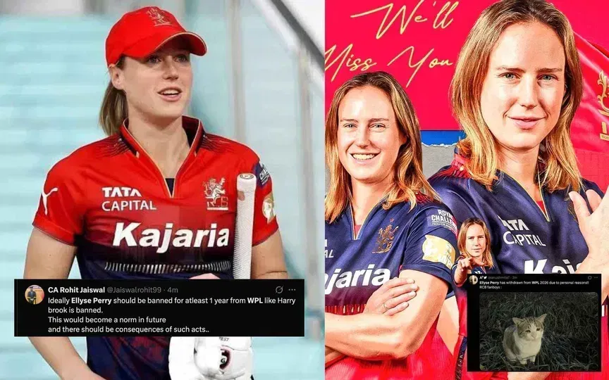 "Ellyse Perry should be banned": RCB fans erupt as Australian all-rounder pulls out of WPL 2026